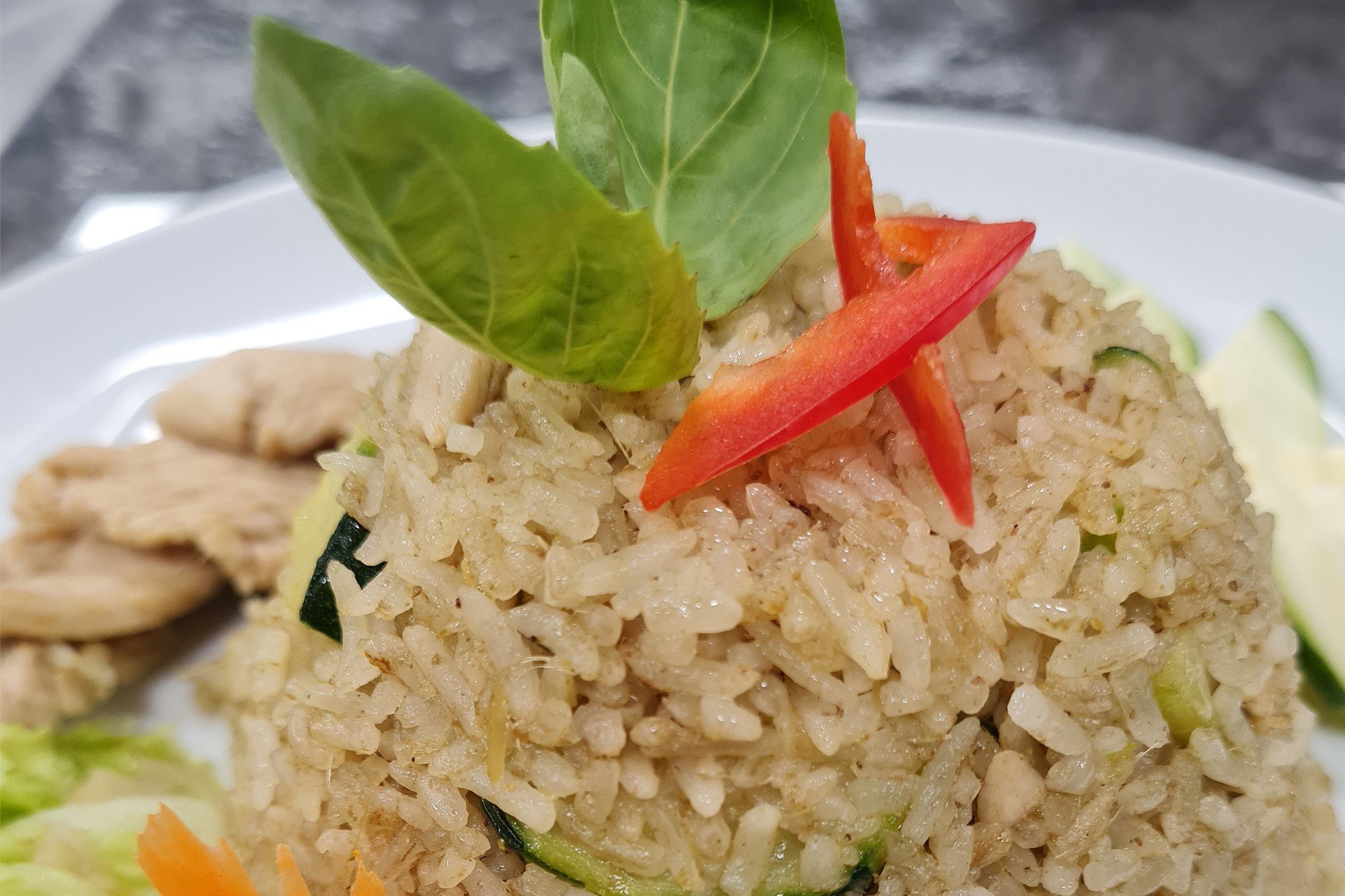 Recette Khao Phat Kai (riz thaï sauté au poulet)